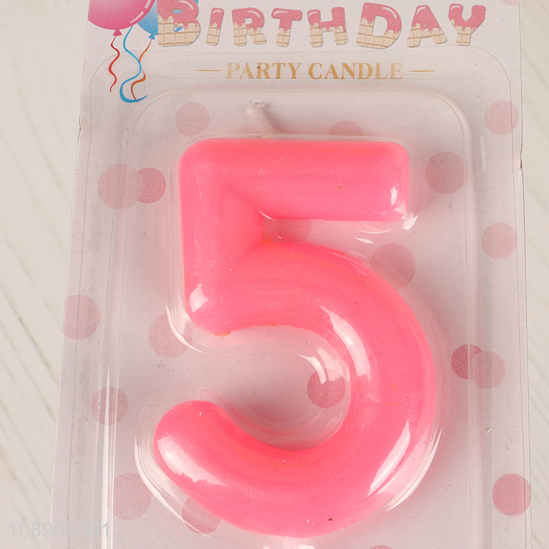 Best selling children birthday party candle cake decoration number candle