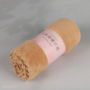 Good selling soft coral fleece cleaning cloth cleaning towel