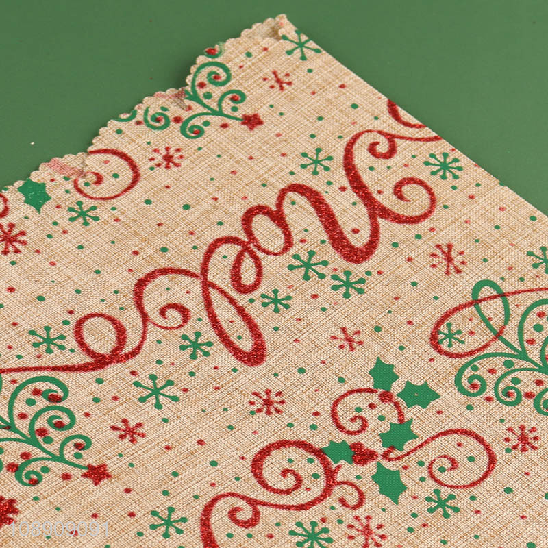 New Arrival Christmas Table Runner for Home Kitchen Decoration