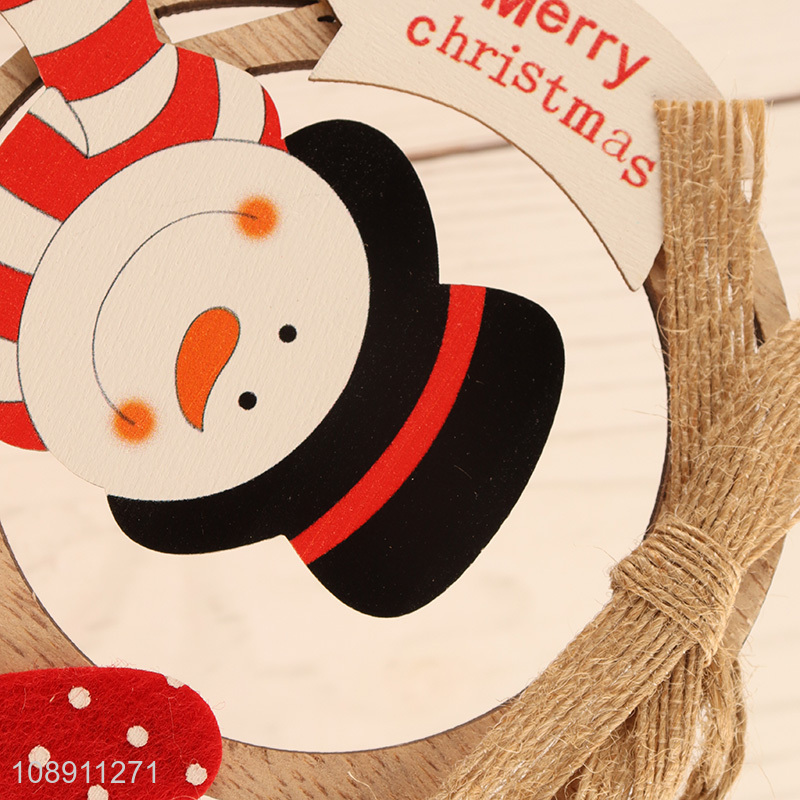 Good Quality Christmas Wooden Hollow Ornaments Xmas Hanging Decorations