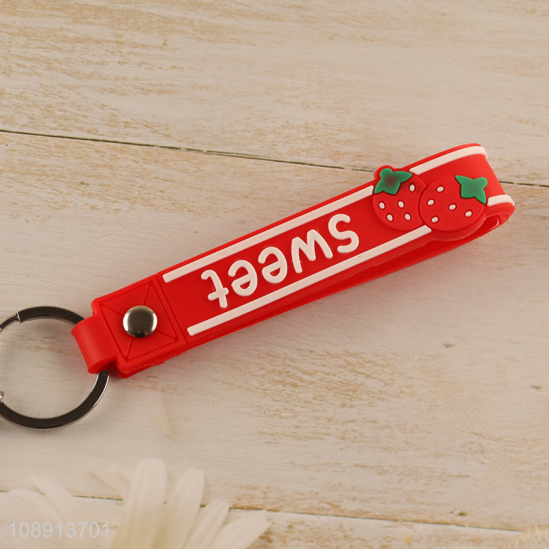 New Product Christmas Keychain Silicone Key Chain for Gift