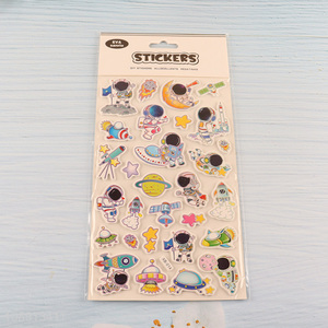 Wholesale Cartoon Spaceman Rocket Stickers for Water Cup