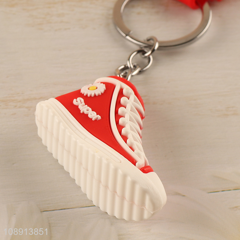 New Arrival Silicone Sneaker Keychain Bag Pendant for Kids