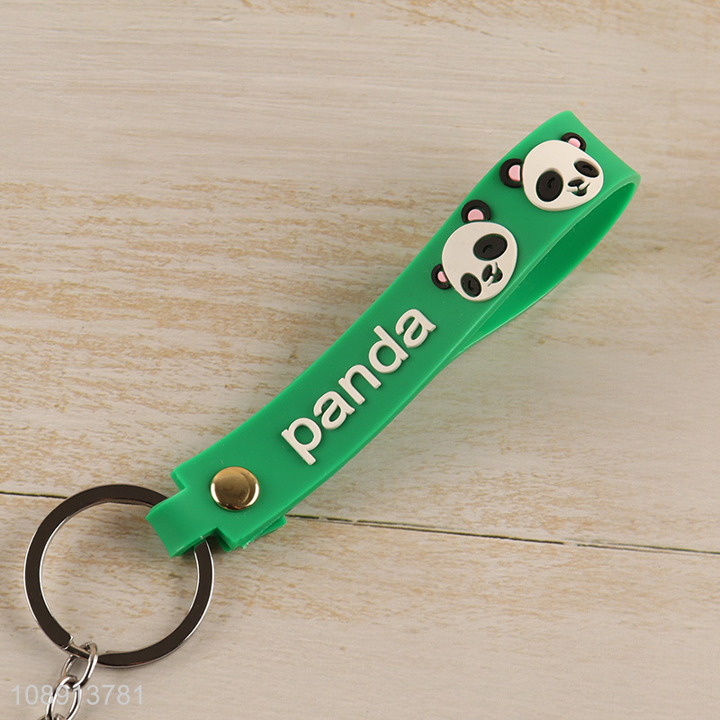 China Products 3D Silicone Panda Keychain for Kids Boys Girls