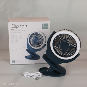 New arrival 3gears wind speed portable office clip fan for sale