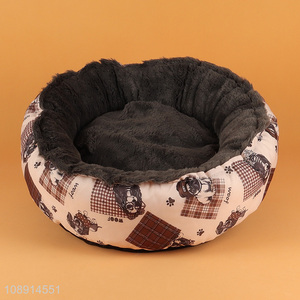 Good Quality Round Winter Soft Dog <em>Cat</em> <em>Bed</em> Indoor <em>Bed</em>