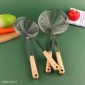 New arrival stainless steel fine mesh skimmer kitchen strainer