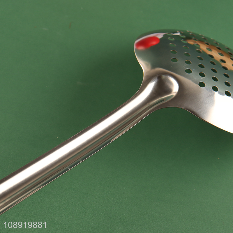 New design stainless steel kitchen colander filter spoon for sale