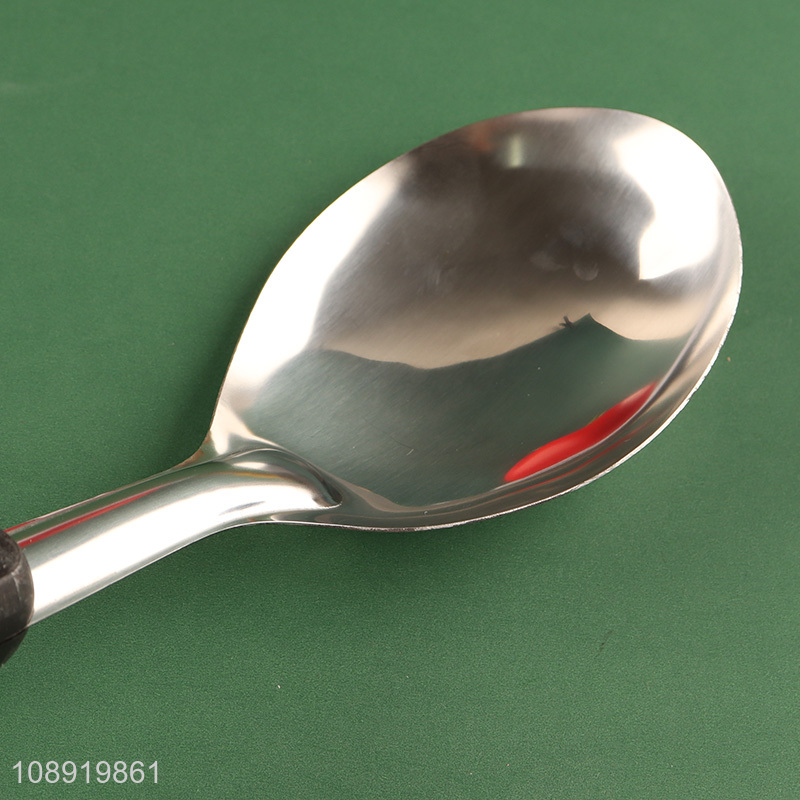 Factory price kitchen home stainless steel rice paddle rice spoon