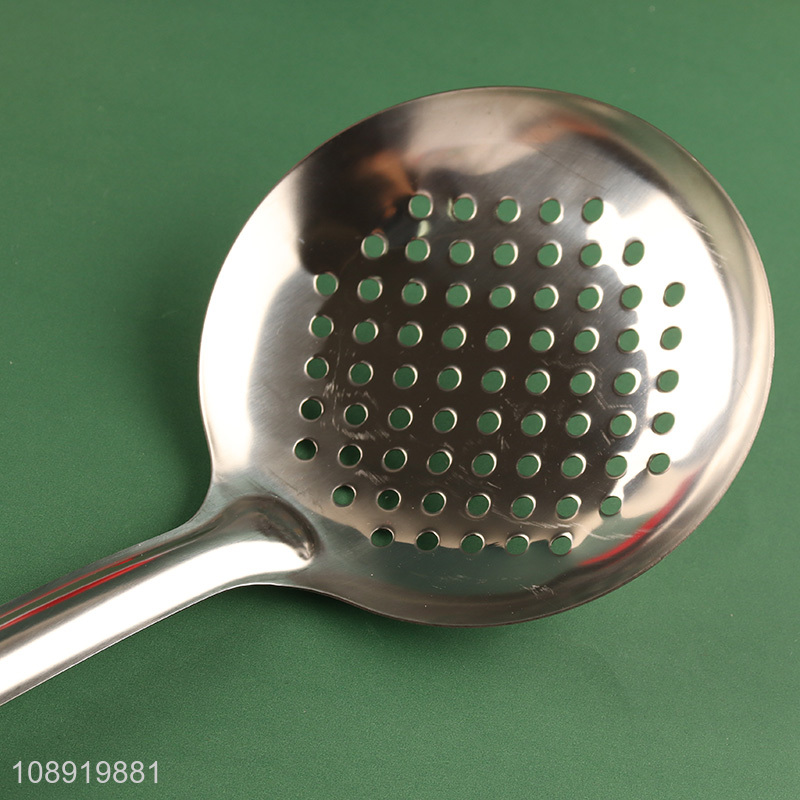 New design stainless steel kitchen colander filter spoon for sale