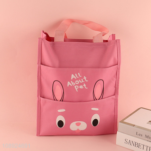 Hot items waterproof cartoon students tote bag for school