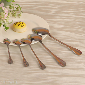 High Quality 5PCS Stainless Steel Table Spoons for Kitchen