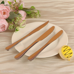 Hot Sale 3PCS Stainless Steel Steak Knives Include Dessert Knife