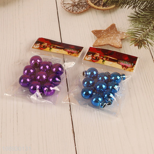 New Product 9PCS Mini Christmas Balls Xmas Tree Hanging Ornaments