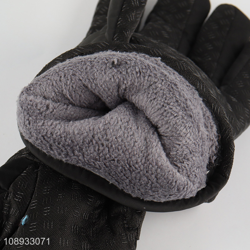 Most popular black ski gloves outdoor sports gloves