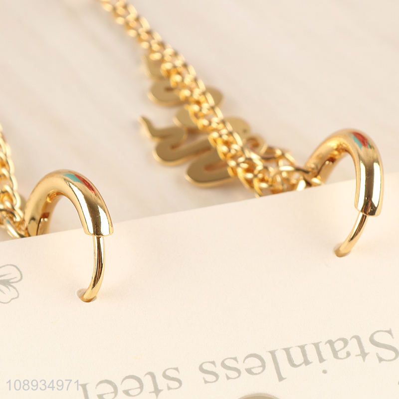 New arrival golden women long tassel earrings for jewelry