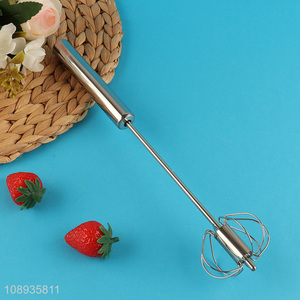 Good selling stainless steel kitchen gadget egg whisk