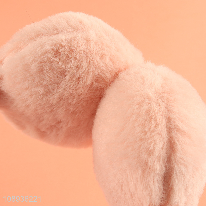 Popular products pink plush winter warm earmuffs for sale