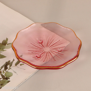 High Quality Clear Colored Glass Sauce Dishes for Table Decor