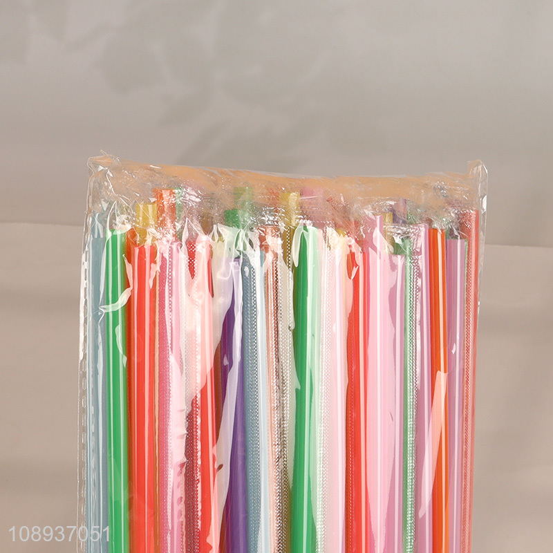 China Imports Disposable Flexible Plastic Straws Bendable Plastic Straws