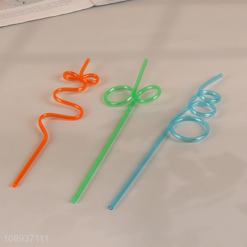 China Imports Reusable Crazy Straws Plastic Drinking Straws Silly Straws