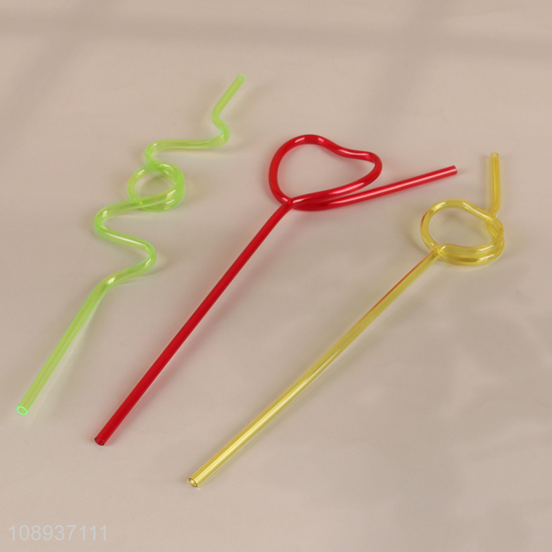 China Imports Reusable Crazy Straws Plastic Drinking Straws Silly Straws