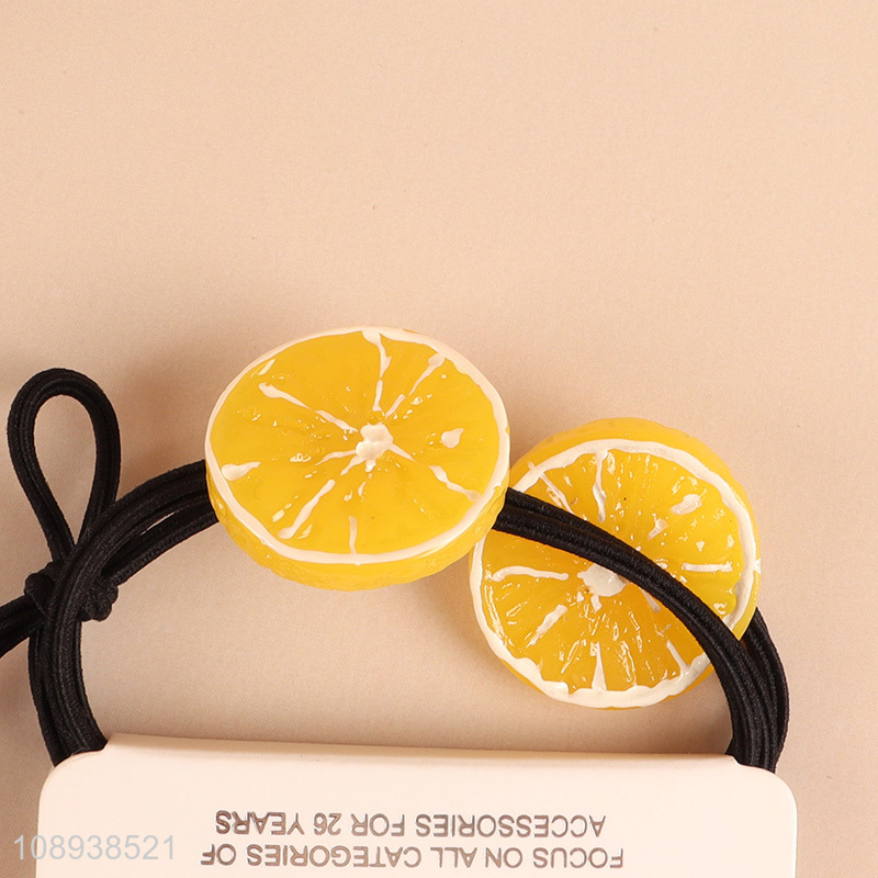 Online Wholesale Cute Fruit Hair Ties Elastic Hair Bands