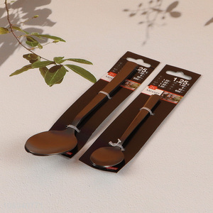 New Arrival 2PCS Stainless Steel Dinner Spoons Soup Spoons Wholesale