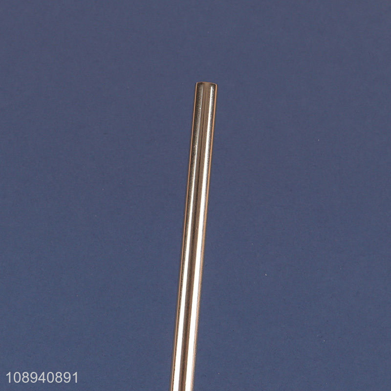 Good Quality 4+1 Stainless Steel Straight Straws with 1 Cleaning Brush