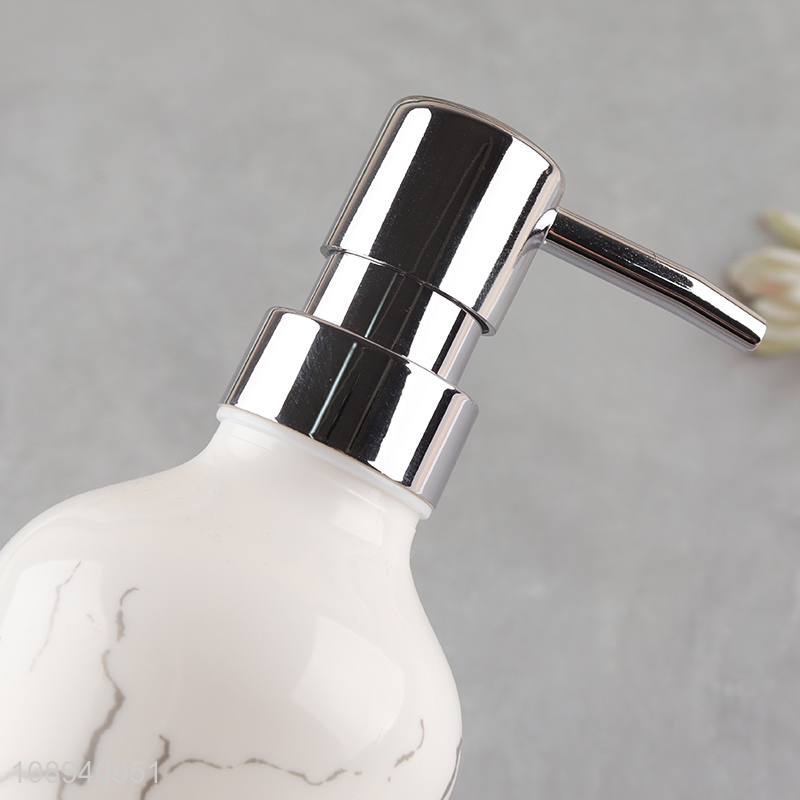 New product bathroom accessories ceramic liquid soap dispenser