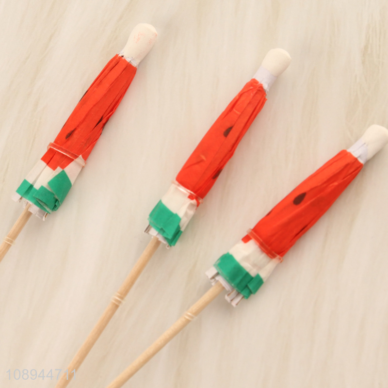 Hot Selling 10PCS Watermelon Cupcake Appetizer Picks for Decor