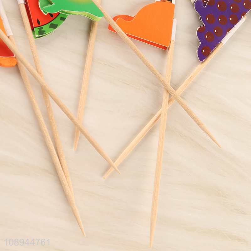 China Imports 7PCS Corktail Picks Cupcake Toppers Food Sticks