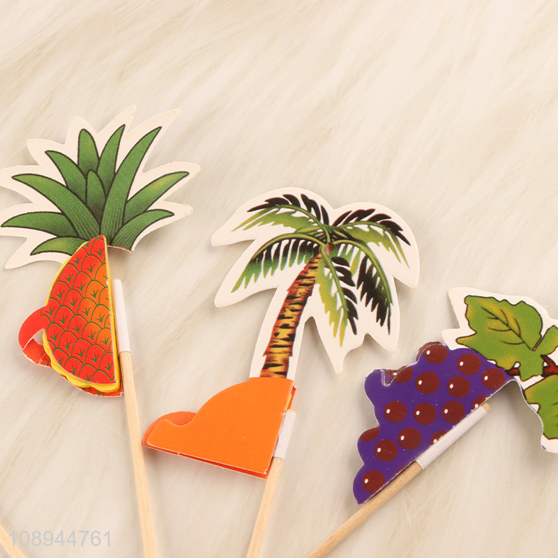 China Imports 7PCS Corktail Picks Cupcake Toppers Food Sticks