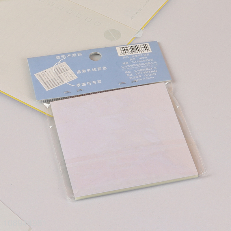 New product creative photosensitive sticky note post-it notes