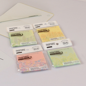 Popular products transparent sticky note with 50sheets