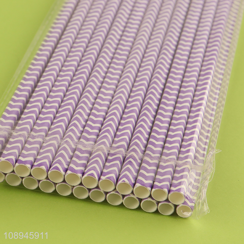 Factory Price Disposable Paper Straws Decorative Straws