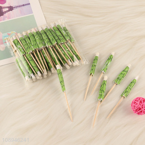 New Product Fancy Corktail Picks Umbrella Fruit Toothpicks