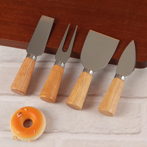 New Arrival 4PCS Stainless Steel Cheese Tools Set Cheese Knife Set