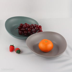 New Arrival 3 Colors Melamine Deep Plate Multipurpose Plate for Kitchen