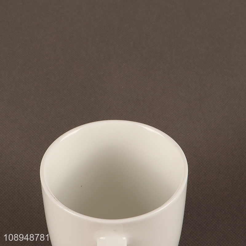 Hot selling white ceramic water cup coffee cup wholesale