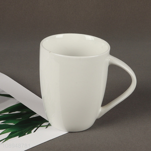 Hot selling white ceramic water cup coffee cup wholesale