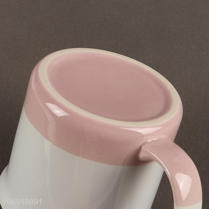 Latest products ceramic water mug tea cup with handle