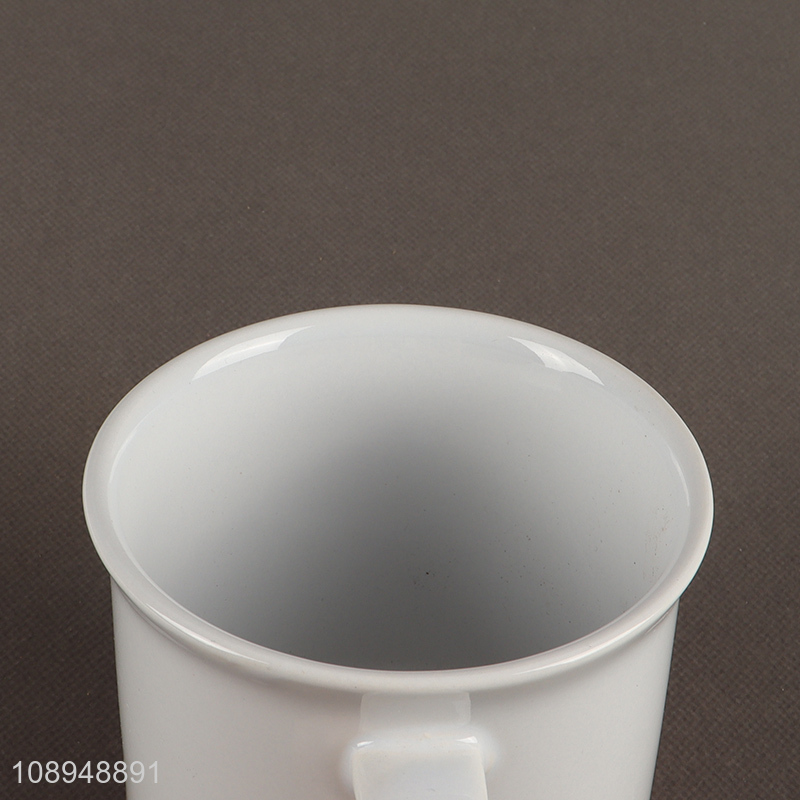 Latest products ceramic water mug tea cup with handle