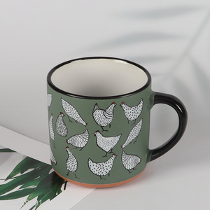 Popular products printed ceramic water cup coffee cup for sale