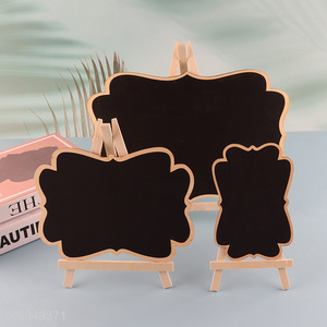 Factory Price Wooden Mini Chalkboard Signs Wood Message Board