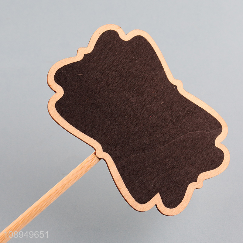 Good Quality Wooden Mini Chalkboard Signs Name Labels Price Tags