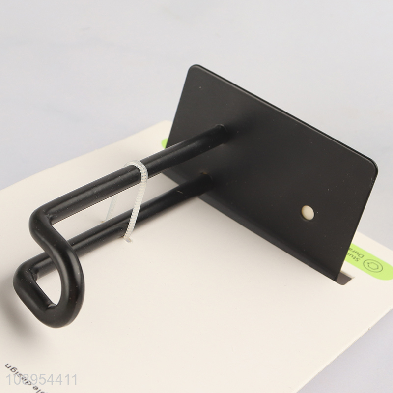 High Quality 1PC Metal Wall Mounted Hook Adhesive Towel Coat Hook