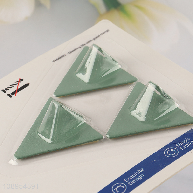 Hot Selling 3PCS Triangular Utility Sticky Hooks for Hanging Towels