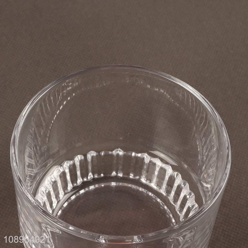 China factory unbreakable glass water cup coffee cup with handle