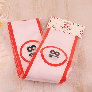 Hot Selling 15PCS 18-Year-Old Speed Limiter Birthday Party Sashes